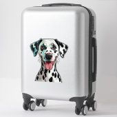 Speelse Dalmatiër Puppy Sticker (Koffer)
