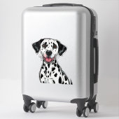 Speelse Dalmatiër Puppy Sticker (Koffer)