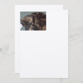 Speelse Dave Ambachtelijk: Voorgevoelde Ecru Uitno Kaart (Voorkant / Achterkant)