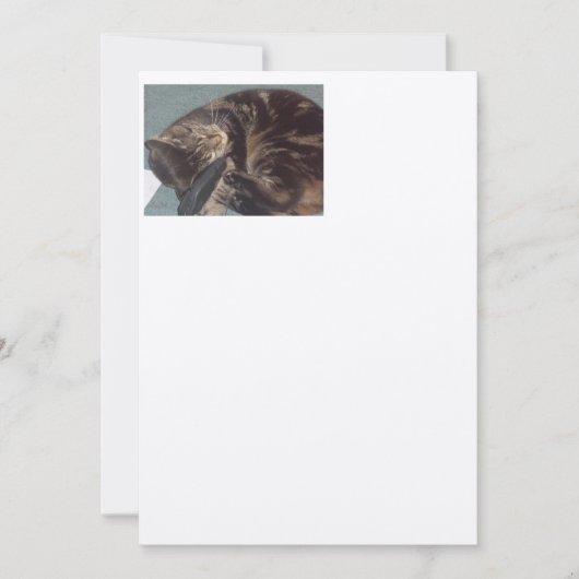 Speelse Dave Ambachtelijk: Voorgevoelen Ecru Uitno Kaart (Voorkant)