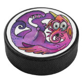 Speelse denkbeeldige wezens en monsters hockey puck (3/4)