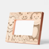 Speelse dieren gegraveerde lijstjes (Links)