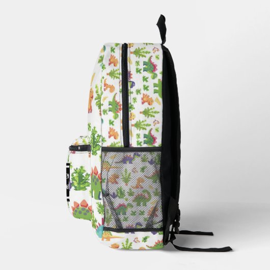 Speelse Dinosaur Print Kinder bedrukte rugzak (Rechts)