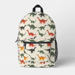 Speelse Dinosaur Print Kinder Bedrukte Rugzak
