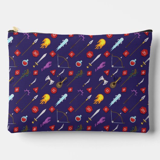 Speelse DnD RPG Patroon Dice Bag Etui (Voorkant)