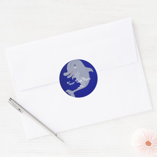 Speelse Dolfijn Stickers (Envelop)