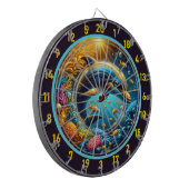 Speelse Dolfijnen Dartbord: Game Room Star Dartbord (Voorkant Links)