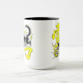 Speelse Donderkat Mok - Perfect voor Voetbalfans (Midden)