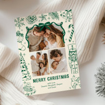 Speelse Doodle 3 Foto Kerstmis
