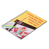 Speelse Doodles Art Notitieboek (Linkerzijde)