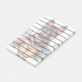 Speelse Duitse Herder Puppy met bloemen Post-it® Notes (Schuin)