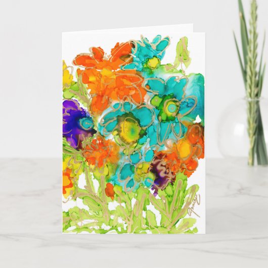 Speelse Eén Lovitude Blank Card door Anne Pryor Kaart (Voorkant)