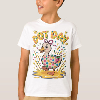 Speelse Eend Stip Dag Kinder T-Shirt – Speelse Pol