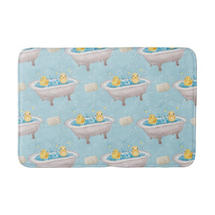 Speelse eenden in Clawfoot Tub Badmat
