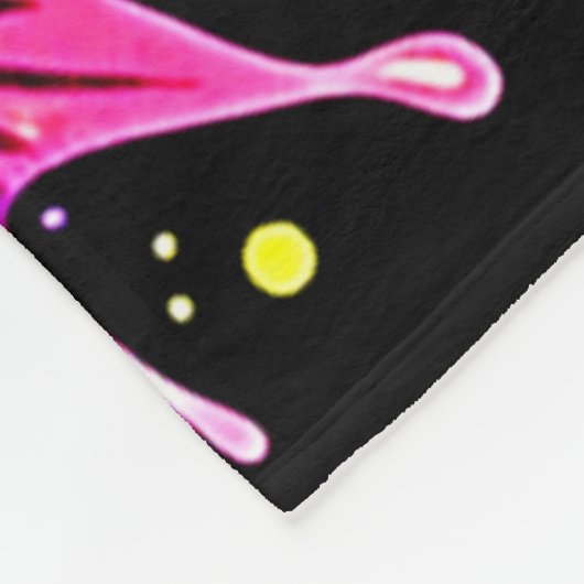 Speelse emoji-explosie fleece deken (Hoek)