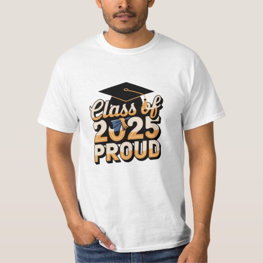 Speelse en grillige Afstuderen Design T-shirt (Voorkant)