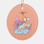 Speelse en grillige kunst Design Keramisch Ornament (Links)