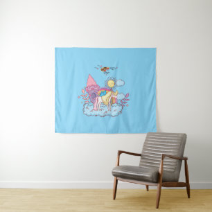 Speelse en grillige kunst Design Wandkleed