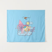 Speelse en grillige kunst Design Wandkleed (Voorkant (horizontaal))