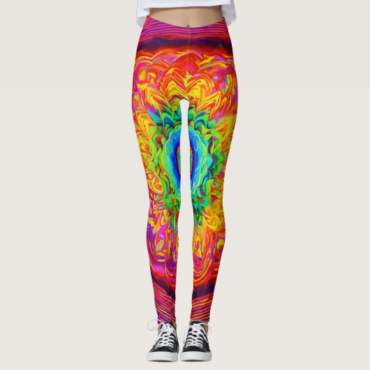 Speelse en kleurrijke Design Leggings" Leggings (Voorkant)