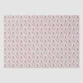 Speelse Ezel Kerst Tissue Papier (Voorkant)
