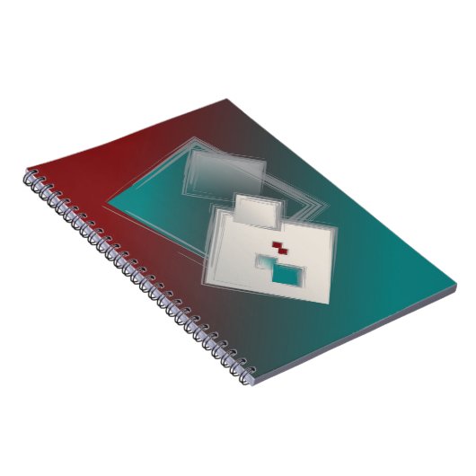 Speelse Fibonacci-vierkanten Notitieboek (Rechterzijde)