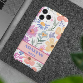 Speelse Floral Chic Valentijns Tieners Cadeaus Case-Mate iPhone 14 Hoesje