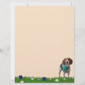 Speelse Foxhound Stationery (Voorkant)