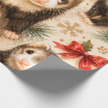 Speelse Fret Kerstcadeauverpakking