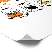 Speelse Geest Ijslolly Cartoon Poster (Hoek)