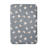 Speelse geesten Halloween patroon Badmat (Voorkant Verticaal)