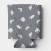 Speelse geesten Halloween patroon Blikjeskoeler (Achterkant)