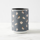 Speelse geesten Halloween patroon Mok (Midden)