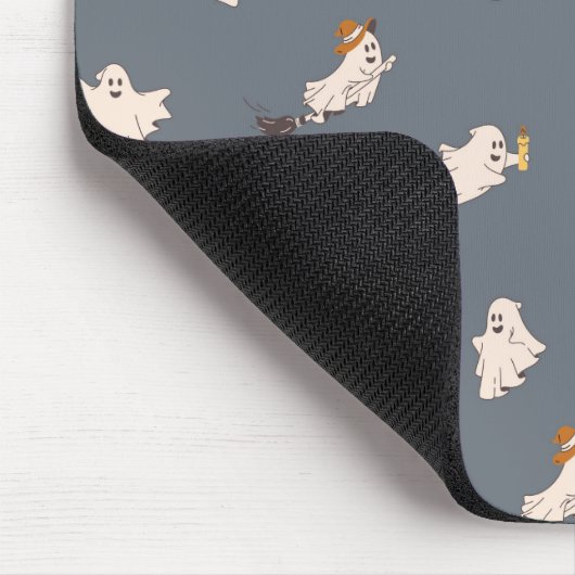 Speelse geesten Halloween patroon Muismat (Hoek)