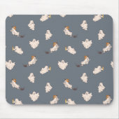 Speelse geesten Halloween patroon Muismat (Voorkant)