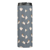 Speelse geesten Halloween patroon Thermosbeker (Achterkant)