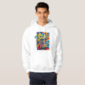 "Speelse gelukzaligheid" Hoodie (Voorkant volledig)