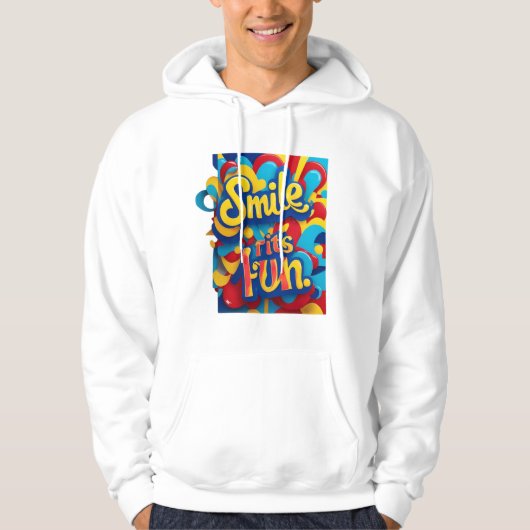 "Speelse gelukzaligheid" Hoodie (Voorkant)
