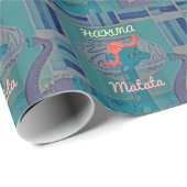 Speelse Giraffe Art: een Afrikaans genot Cadeaupapier (Rol Hoek)