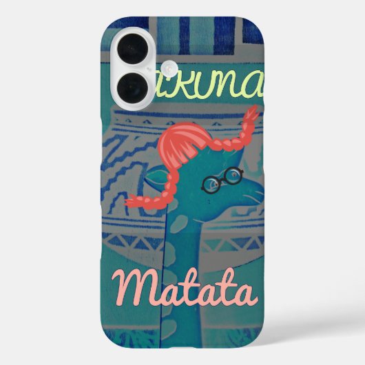 Speelse Giraffe Art: een Afrikaans genot Case-Mate iPhone Case (Achterkant)