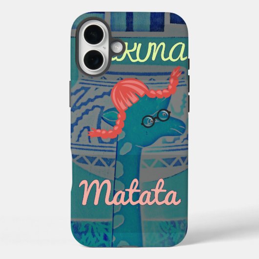 Speelse Giraffe Art: een Afrikaans genot Case-Mate iPhone Case (Achterkant)