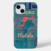 Speelse Giraffe Art: een Afrikaans genot Case-Mate iPhone Case (Achterkant)