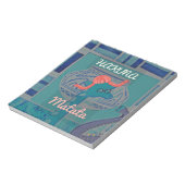 Speelse Giraffe Art: een Afrikaans genot Notitieblok (Linkerzijde)