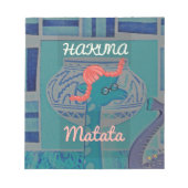 Speelse Giraffe Art: een Afrikaans genot Notitieblok (Voorkant)