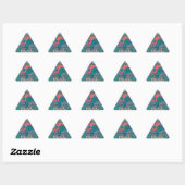 Speelse Giraffe Art: een Afrikaans genot Sticker (Vel)