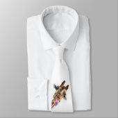 Speelse Giraffe Funny Stropdas - Smile - Jouw teks (Gebonden)