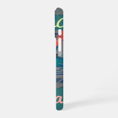 Speelse Giraffe Kunst: Een Afrikaans Genoegen iPhone 16 Hoesje (Linkerkant)