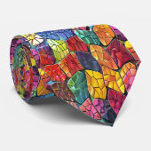 speelse Glas in lood charme Stropdas (Opgerold)