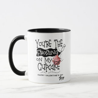 Speelse glazuur op mijn Cupcake Valentijnsmug Mok