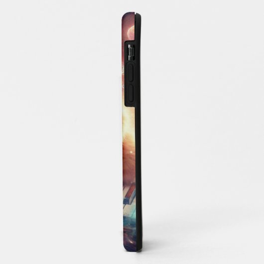 Speelse glitter hart Kittens op piano Case-Mate iPhone Case (Achterkant/links)